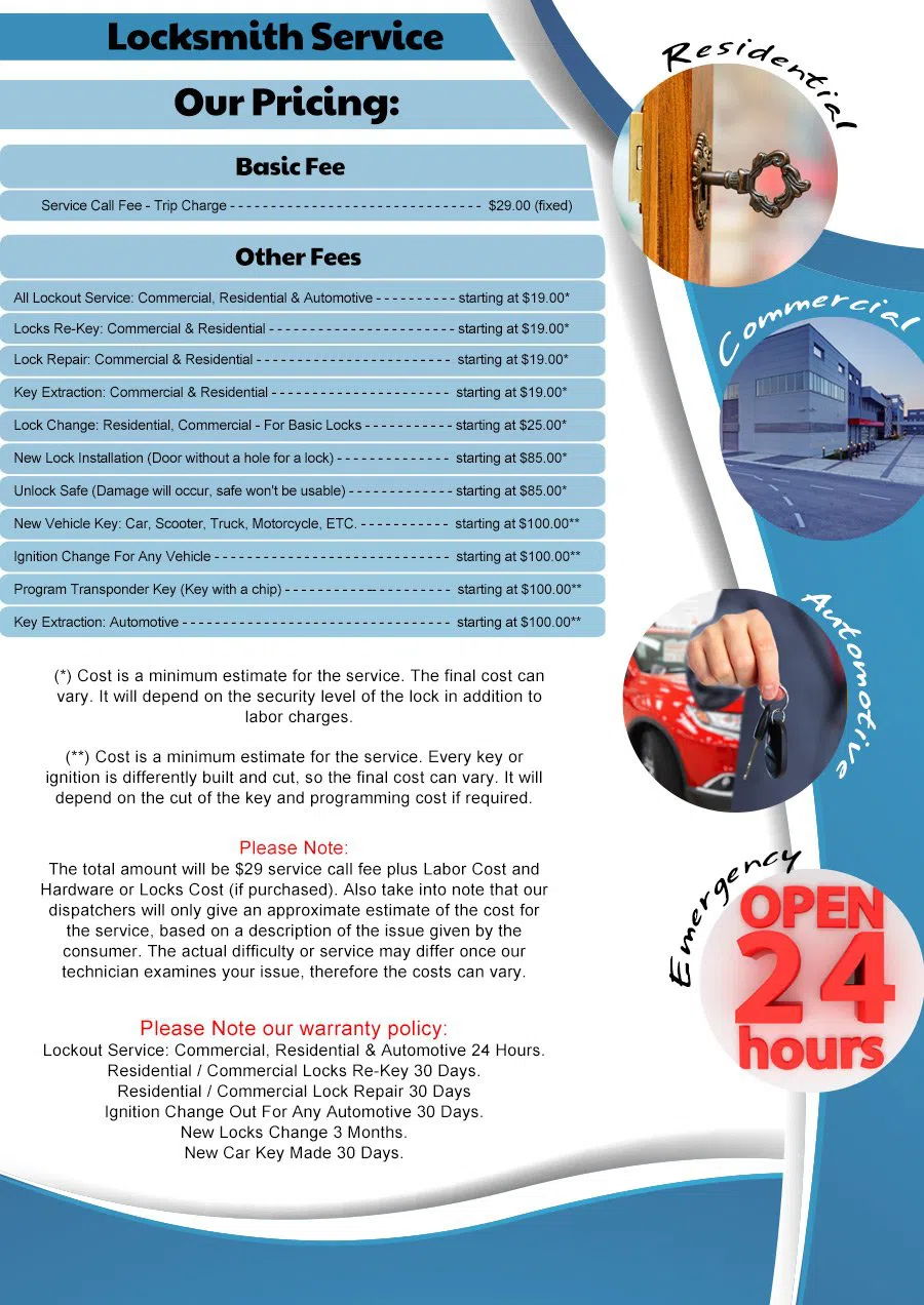 Golden Locksmith Services Moreno Valley, CA 951-382-0970